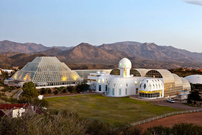 biosphere 2 sunset